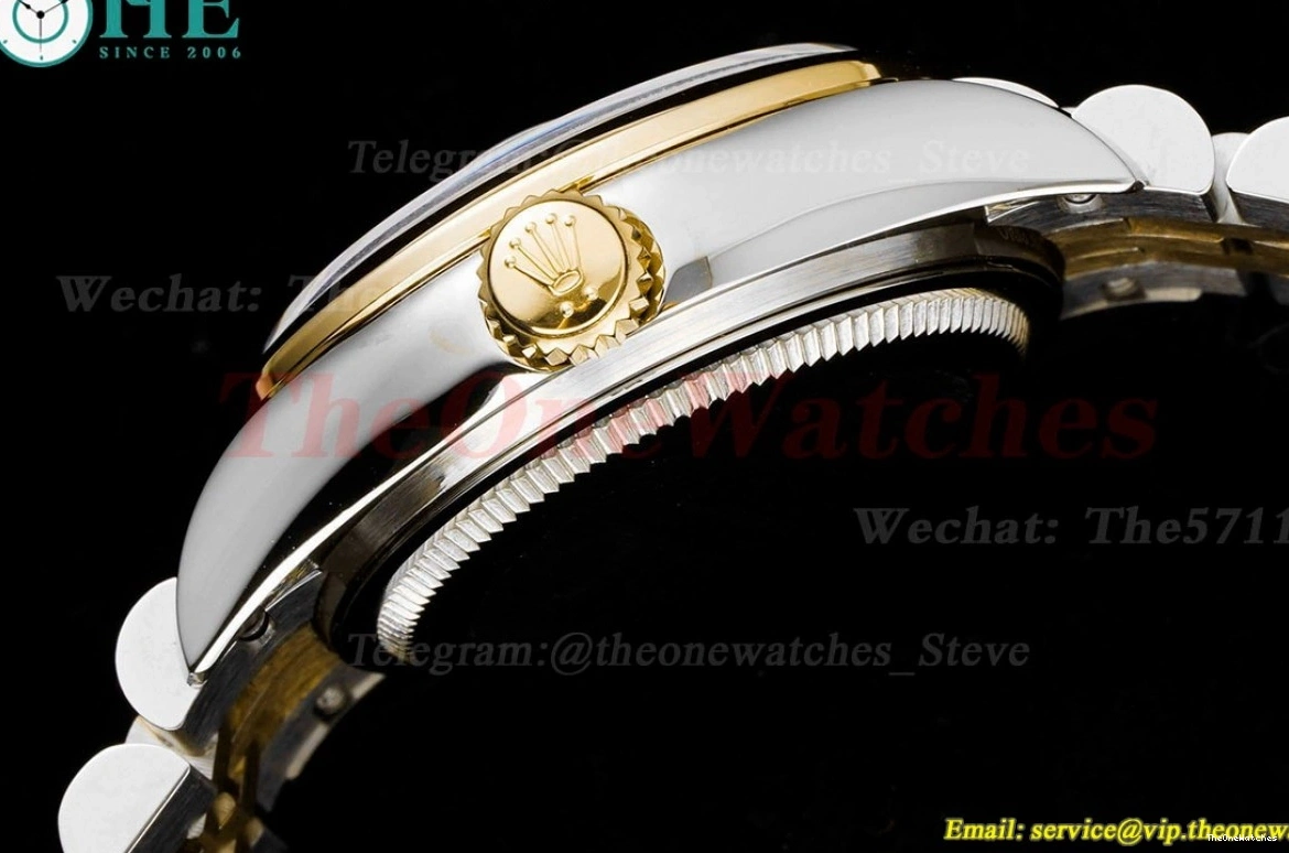 Silver Ladies Dial NH05 Datejust TWS SS 28mm YG 0212